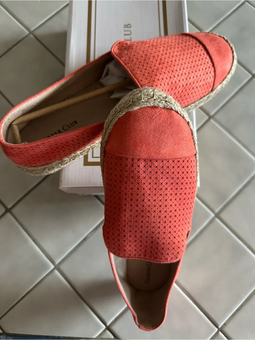 Coral Slip-On Espadrilles - Charter Club